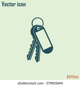 Vector illustration of keys