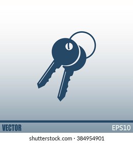Vector illustration of keys 