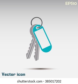 Vector illustration of keys