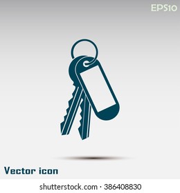 Vector illustration of keys