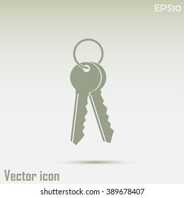 Vector illustration of keys