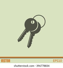 Vector illustration of keys 