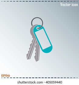 Vector illustration of keys