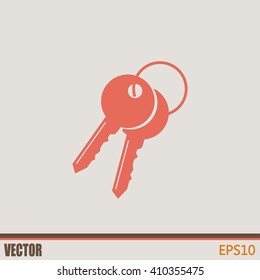 Vector illustration of keys 