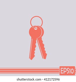 Vector illustration of keys