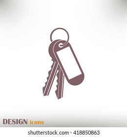 Vector illustration of keys