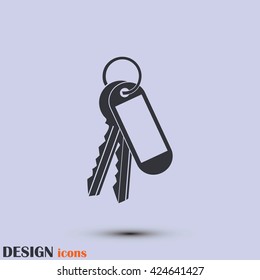 Vector illustration of keys