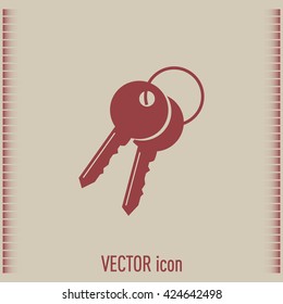 Vector illustration of keys 