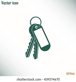 Vector illustration of keys