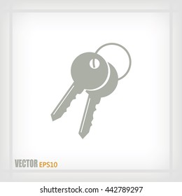 Vector illustration of keys 