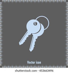 Vector illustration of keys 