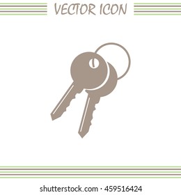 Vector illustration of keys 