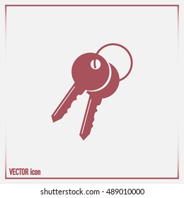Vector illustration of keys 