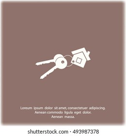 Vector illustration of keys