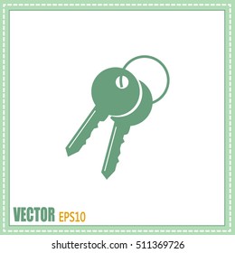 Vector illustration of keys 