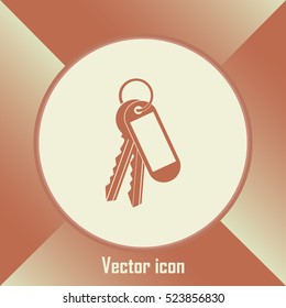 Vector illustration of keys