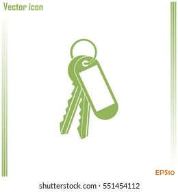 Vector illustration of keys