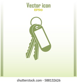 Vector illustration of keys