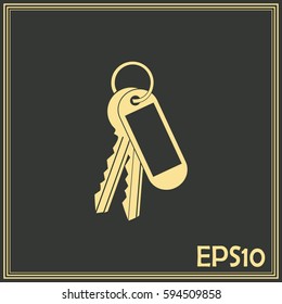Vector illustration of keys