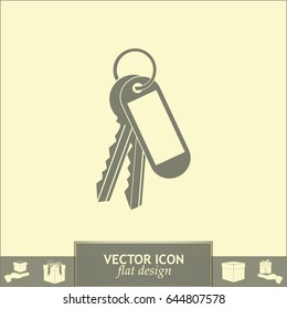 Vector illustration of keys