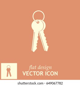 Vector illustration of keys