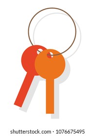 Vector illustration of a Keys Icon