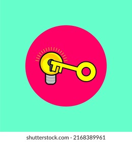vector illustration of keys and lights, perfect for icons, posters, mascots, logos, advertisements, templates, etc