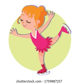 Vector Illustration of a kid dancing. Illustration of a kid dancing on a white background.