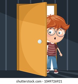 Kid Opening Door Images Stock Photos Vectors Shutterstock