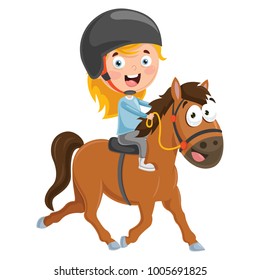 Hobby Horse Vector Art & Graphics