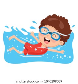 10,419 Cartoon children in swimming pool Images, Stock Photos & Vectors ...