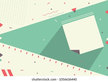 Vector Illustration Of Kids Abstract Background