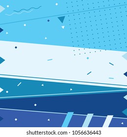 Vector Illustration Of Kids Abstract Background