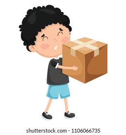 Vector Illustration Of Kids Physical Activities