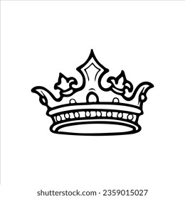 vector illustration of king's crown