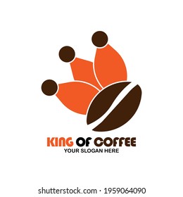 vector illustration of a king's crown and black kopoi, great for coffee shop logos and icons