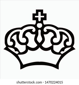 vector illustration of the king's crown, EPS 10