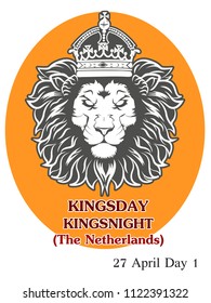 Vector Illustration of  King's Day (The Netherlands) 
