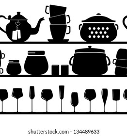 vector illustration of kitchen collection