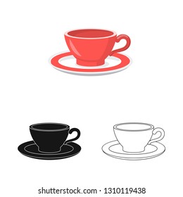 Vector illustration of kitchen and cook icon. Collection of kitchen and appliance stock symbol for web.