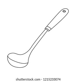 Vector illustration of kitchen and cook symbol. Set of kitchen and appliance stock vector illustration.