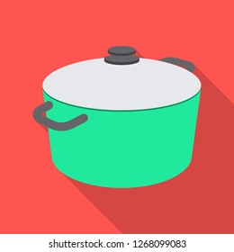 Vector illustration of kitchen and cook symbol. Set of kitchen and appliance stock symbol for web.