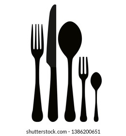Vector illustration of kitchen equipment, white background