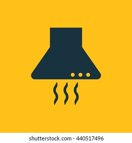 Vector illustration of kitchen hood icon