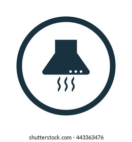 Vector illustration of kitchen hood icon