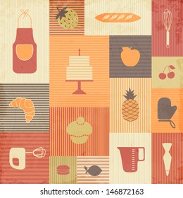 Vector Illustration of Kitchen Tools
