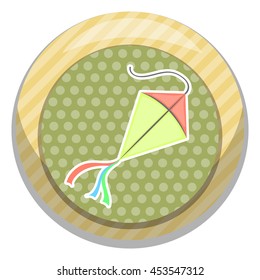 Vector illustration of kite