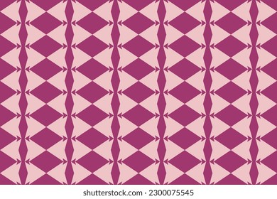 Vector illustration of a kite quadrilateral pattern in maroon and pink colors.