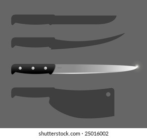 Vector illustration - knife