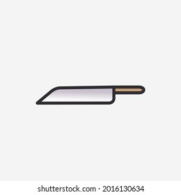 Vector illustration of knife icon